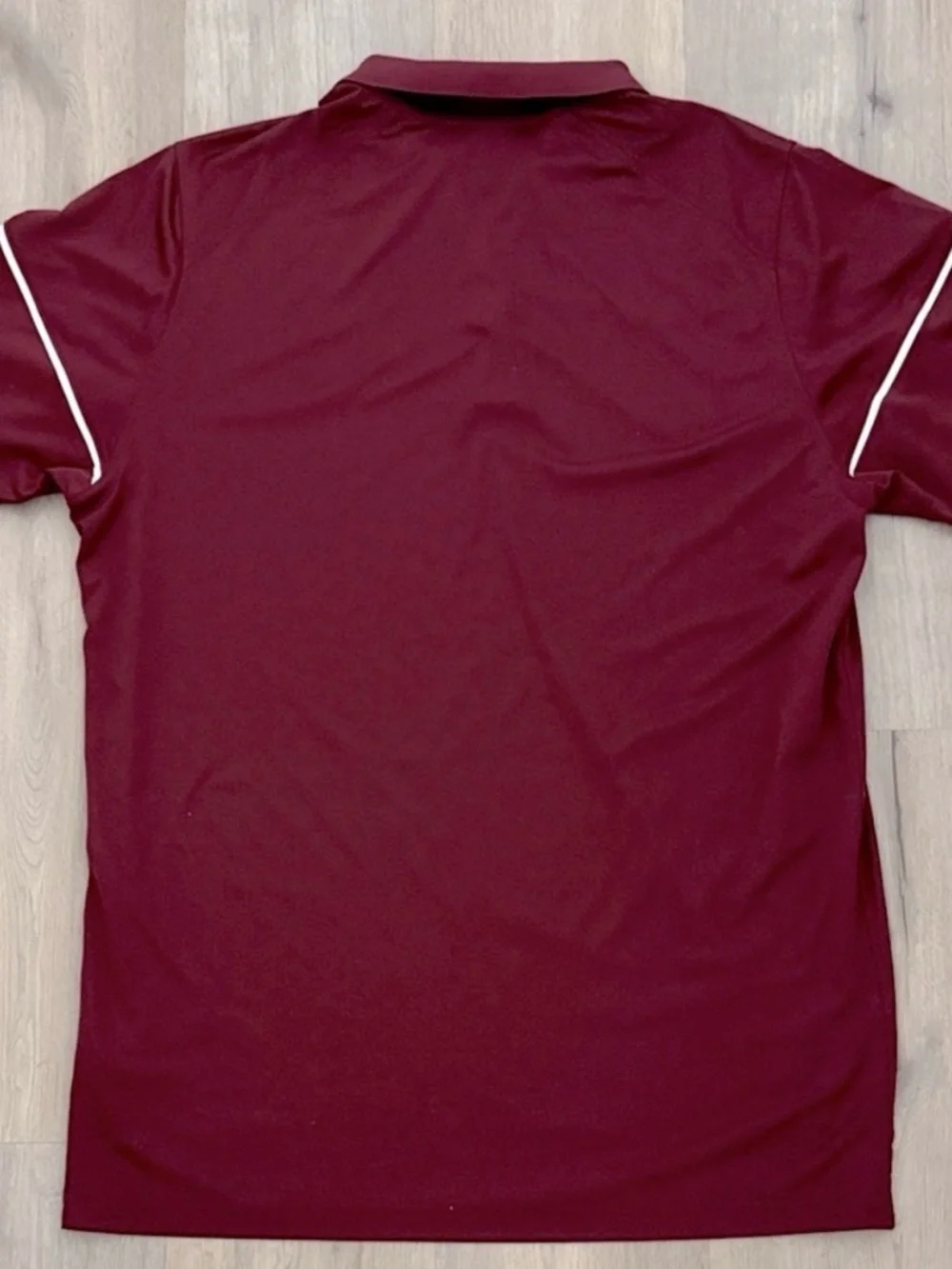 Nike Men’s Maroon Polo with White Accents